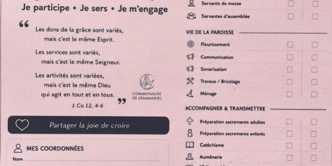 Questionnaire volontariat